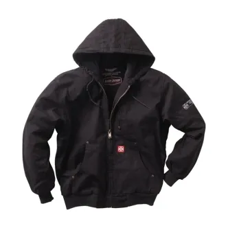 West Coast Choppers Heavy Duty Canvas Work Jacket Black Size 3XL (ARM517649)