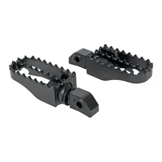 Burly Brand MX Passenger Foot Pegs In Black For Honda 2021-2024 Rebel CMX1100 Models (B13-1201B)