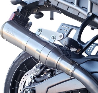 Supertrapp V-5 Slip-On Muffler In Stainless Steel For Harley Davidson 2021-2022 Pan America Models (525-71250)