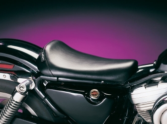 Le Pera Bare Bones Solo Smooth Biker Gel Seat In Black For Harley Davidson 1982-2003 XL Sportster Models (LG-006)