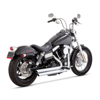 Thorcat ECE Approved Vance & Hines Big Shots 2-2 Exhaust System In Chrome For Harley Davidson 2006-2016 Dyna Models (ARM804849)