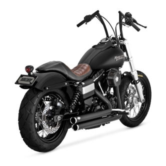 Thorcat ECE Approved Vance & Hines Big Shots 2-2 Exhaust System In Black For Harley Davidson 2006-2016 Dyna Models (ARM904849)