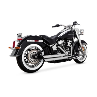 Thorcat ECE Approved Vance & Hines Big Shots 2-2 Exhaust System In Chrome For Harley Davidson 2018-2020 Softail M8 107/114 Models (ARM814849)
