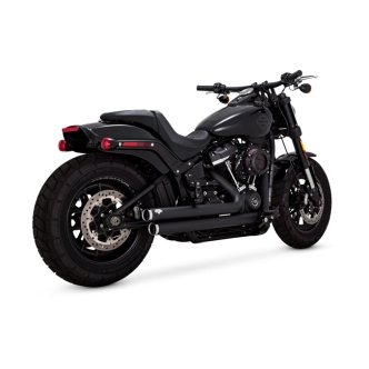 Thorcat ECE Approved Vance & Hines Big Shots 2-2 Exhaust System In Black For Harley Davidson 2018-2020 Softail M8 107/114 Models (ARM914849)
