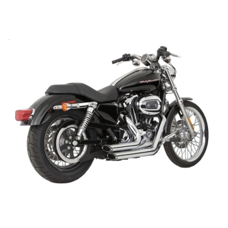 Thorcat ECE Approved Vance & Hines Anarchy 2-2 Exhaust System In Chrome For Harley Davidson 2004-2013 Sportster Models (ARM624849)
