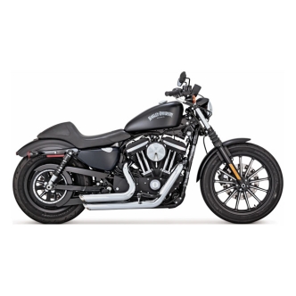 Thorcat ECE Approved Vance & Hines Anarchy 2-2 Exhaust System In Chrome For Harley Davidson 2014-2016 Sportster Models (ARM824849)