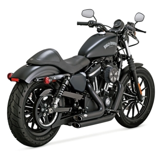 Thorcat ECE Approved Vance & Hines Anarchy 2-2 Exhaust System In Black For Harley Davidson 2014-2016 Sportster Models (ARM924849)