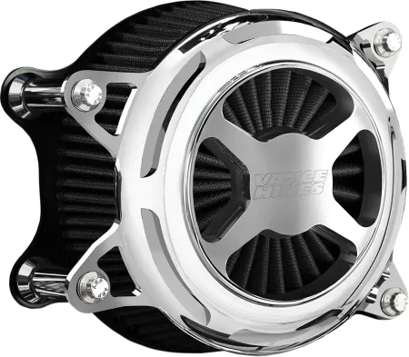 Vance & Hines VO2 X Air Cleaner In Chrome Finish For 2008-2017 HD Softail, Touring And Trike Models (72343)