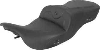 Saddlemen Heated Roadsofa Seat For Harley Davidson 1997-2007 Touring FLHT & FLTR Models (897-07-187HCT)