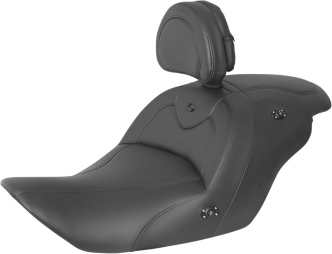 Saddlemen Heated Roadsofa Smooth Seat With Drivers Backrest For Honda 2014-2019 Gold Wing F6B Models (H23-20-187BRHCT)