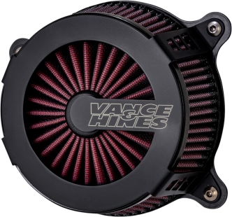 Vance & Hines VO2 Cage Fighter Air Cleaner In Matt Black Finish For 1999-2017 HD Dyna, Softail And Touring Models (40367)
