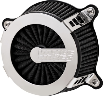 Vance & Hines VO2 Cage Fighter Air Cleaner In Chrome Finish For HD M8 Softail, Touring And Trike Models (70356)
