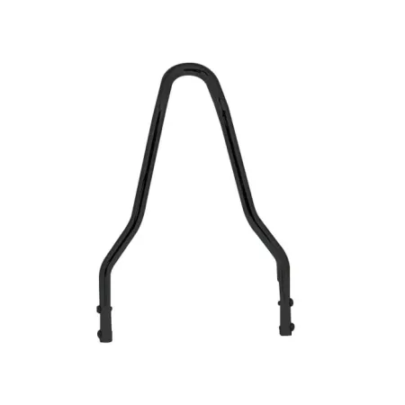 Doss 9/16 Inch Round Steel With Pointed Top Sissy Bar 9.56 Inch Wide & 13.8 Inch High In Black Finish (80179B)