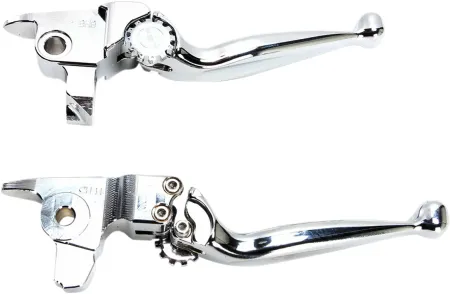 PSR Journey Lever Set in Chrome Finish For 2017-2020 Touring & 2019-2020 FLRT/FLHTCUTG With OEM Hydraulic Clutch Models (12-00611-20)