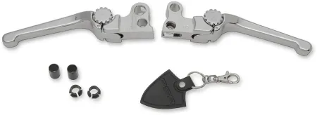 PSR Anthem Adjustable Lever Set in Chrome Finish For 2008-2013 Touring & 2014-2016 FLHR (Excluding Models With Hydraulic Clutch) Models (12-00652-20)