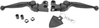 PSR Journey Adjustable Lever Set in Black Finish For 2004-2013 XL Sportster Models (12-00603-22)