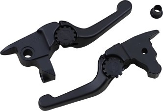 PSR Anthem Shorty Lever Set in Black Finish For 2011-2012 FLHTCUSE/FLHXSE Models (12-01658-22)