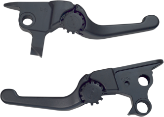 PSR Anthem Shorty Lever Set in Black Finish For 2008-2013 FLHT/FLHR/FLTR/FLHX And Trike, 2014-2016 FLHR (Excluding Models With Hydraulic Clutch) Models (12-01652-22)