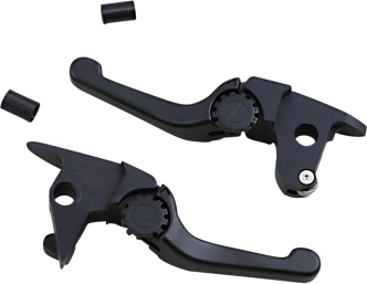 PSR Anthem Shorty Lever Set in Black Finish For 2016 FLSS/FLSTFBS With OEM Hydraulic Clutch Models (12-01664-22)