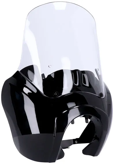 Doss Gloss Black Fairing With Clear Windshield For Harley Davidson 2006-2017 Dyna Models (XF2906E13-GBT)