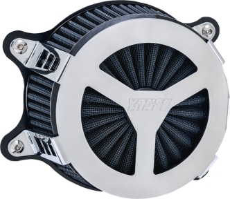Vance & Hines V02 Radiant III Air Cleaner In Chrome Finish For HD M8 Softail, Touring And Trike Models (71452)