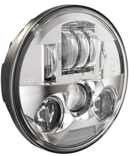 J.W. Speaker 8680 Evo S LED 5 3/4 Inch Headlight In Chrome (0555301)