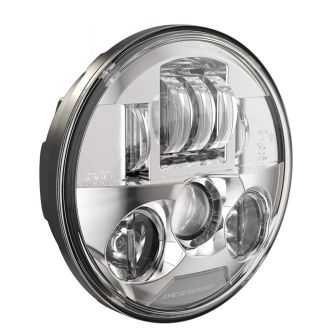 J.W. Speaker 8680 Evo S LED 5 3/4 Inch Headlight In Chrome (0555301)