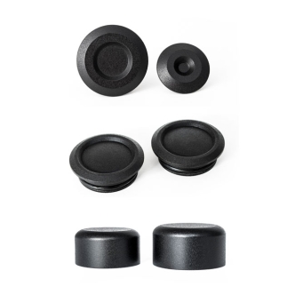 Killer Custom Full Axle/Pivot Cover Set in Black Powder Coated Finish For 2021-2022 RH1250S Sportster S Models (CP6-SPS)