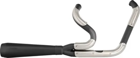 Trask Performance Assault 2 Into 1 Exhaust System For Harley Davidson 2006-2017 Dyna Models (TM-5020BK)