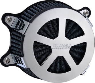 Vance & Hines V02 Radiant V Air Cleaner In Chrome Finish For HD M8 Softail, Touring And Trike Models (71462)