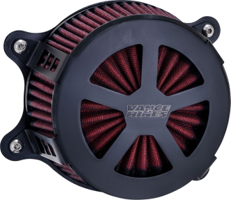 Vance & Hines VO2 Radiant V Air Cleaner In Black Finish For HD M8 Softail, Touring And Trike Models (41462)
