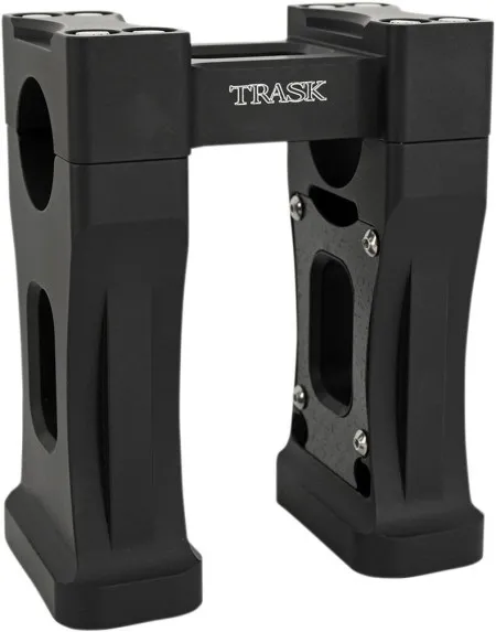 Trask Performance 5 Inch Assault Risers In Black For Harley Davidson M8 Softail Fat Bob Models (TM-8603-5BK)