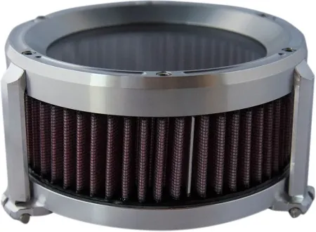 Trask Performance Assault Charge High Flow Air Cleaner Kit In Raw For Harley Davidson 2008-2016 FLHT/FLHR/FLHX/FLTR, Trike, 2016-2017 Softail, 2014-2015 FLSTNSE & 2011-2012 FLSTSE Models (TM-1020R)