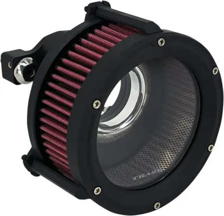 Trask Performance Assault Charge High Flow Air Cleaner Kit In Chrome For Harley Davidson 1991-2020 Sportster Models (TM-1022-BK)