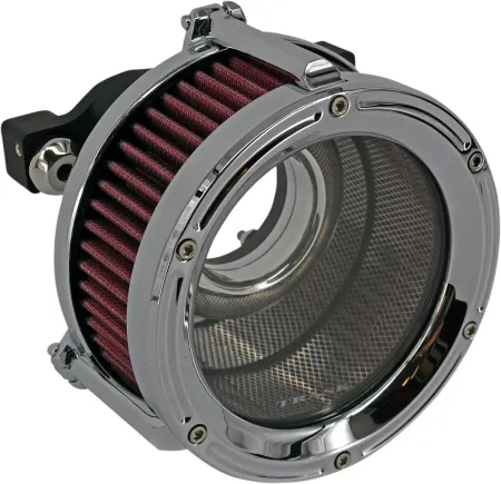 Trask Performance Assault Charge High Flow Air Cleaner Kit In Chrome For Harley Davidson 1991-2020 Sportster Models (TM-1022CH)