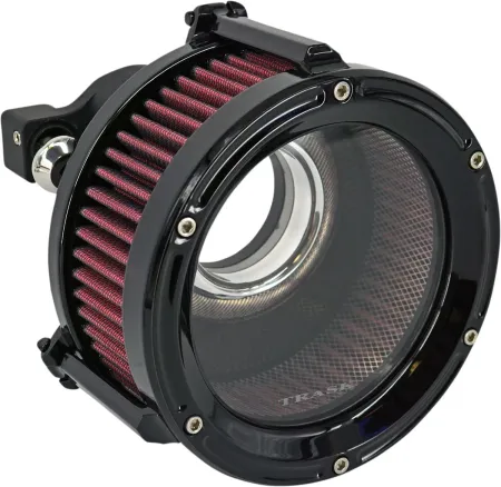 Trask Performance Assault Charge High Flow Air Cleaner Kit In Gloss Black For Harley Davidson 1991-2020 Sportster Models (TM-1022GBK)