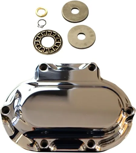 Trask Performance Hydraulic Clutch Side Cover In Chrome For Harley Davidson 2007-2013 Touring, 2007-2018 Softail & 2006-2017 Dyna Models With Hydraulic Six Speed Transmissions (TM-2039CH)