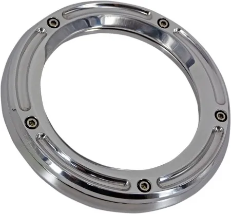 Trask Performance Assault Series Derby Cover With Window In Chrome For 1999-2017 Dyna, 1999-2018 Softail (Excl. 2018 FLSB), 1999-2015 Touring & Trike (Excl. 2015 FLHTCUL, FLHTKL) (TM-0040CH)