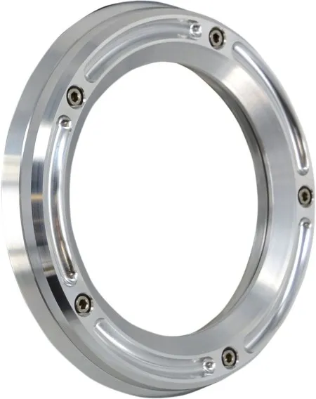 Trask Performance Assault Series Derby Cover With Window In Raw For 1999-2017 Dyna, 1999-2018 Softail (Excl. 2018 FLSB), 1999-2015 Touring & Trike (Excl. 2015 FLHTCUL, FLHTKL) (TM-0040R)