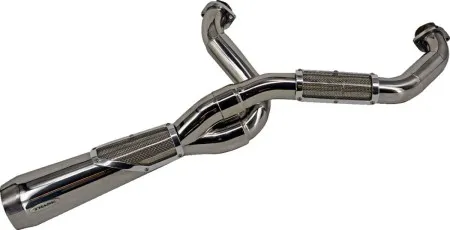 Trask Performance 2-into-1 Big Sexy Exhaust System In Polished Stainless For Harley Davidson 2007-2016 Touring Models (TM-5120PO)