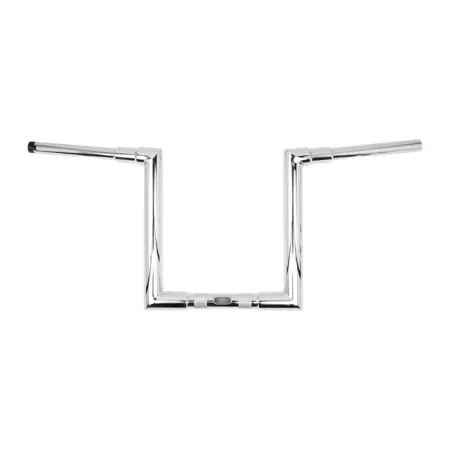 Burly Brand 1 1/2 Inch Jason 12 Inch Handlebar In Chrome For Harley Davidson 2015-2023 FLTR Road Glide Models (B12-6090C)