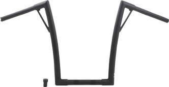 Burly Brand 16 Inch King Louie Ape Hangers In Matt Black For Harley Davidson Models With Electronic Throttle & Cable Throttle (B12-7008TB)