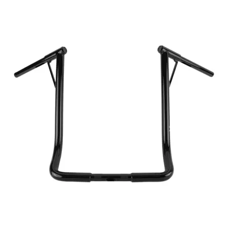 Burly Brand 19 Inch Louise B Ape Hanger Handlebar In Black For 2008-2024 Electra Glide & 2008-2023 Street Glide With Batwing Fairing (B12-7006B)