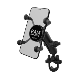 Ram Mounts X-grip Phone Mount With U-bolt Base And Medium Socket Arm For Small Phones (ARM794249)