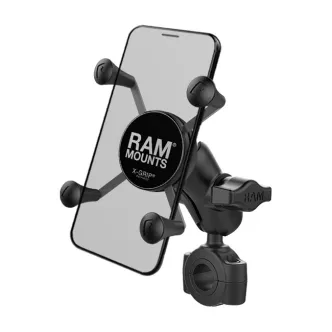 Ram Mounts X-grip Torque Rail Base Phone Mount With Short Socket Arm For Small Phones (ARM780449)
