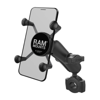 Ram Mounts X-grip Torque Rail Base Phone Mount With Medium Socket Arm For Small Phones (ARM602449)