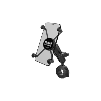 Ram Mounts X-grip Torque Rail Base Phone Mount With Medium Socket Arm For Large Phones (ARM722449)