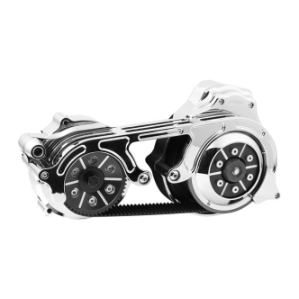 BDL TC2P Series 2 Inch 8mm Belt Drive Kit in Chrome Finish For 2007-2017 Softail (Excluding Breakout & Rockers) Cable Operated Clutch Models Only (ARM242915)