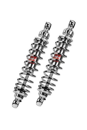Bitubo WME Series 11.5 Inch Rear Shocks In Chrome For Harley Davidson 1992-2019 Sportster Models (HD025WME03)