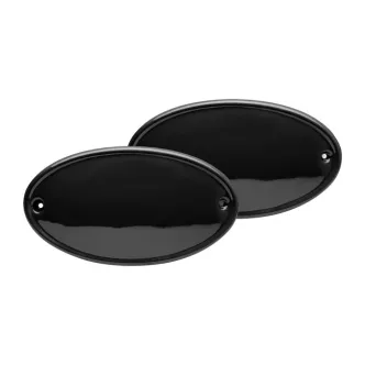 C-racer, Side Number Plates In Matt Black Finish For 2018-2021 Royal Enfield Models (ARM717059)